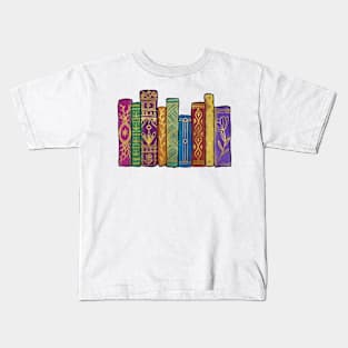 Vintage Bookshelf No.3 Kids T-Shirt